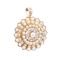 Victorian 15ct Gold Pearl and Diamond Pendant - image 1