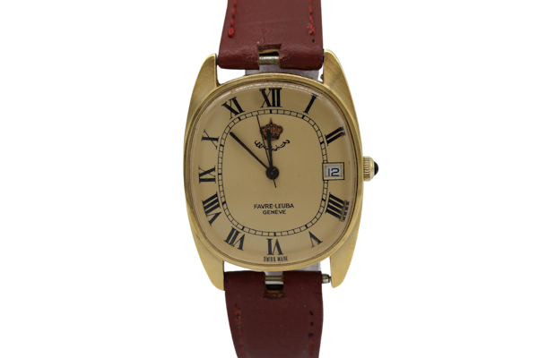 Favre-Leuba 6600-51 Jordanian Crown cipher Dial - image 1