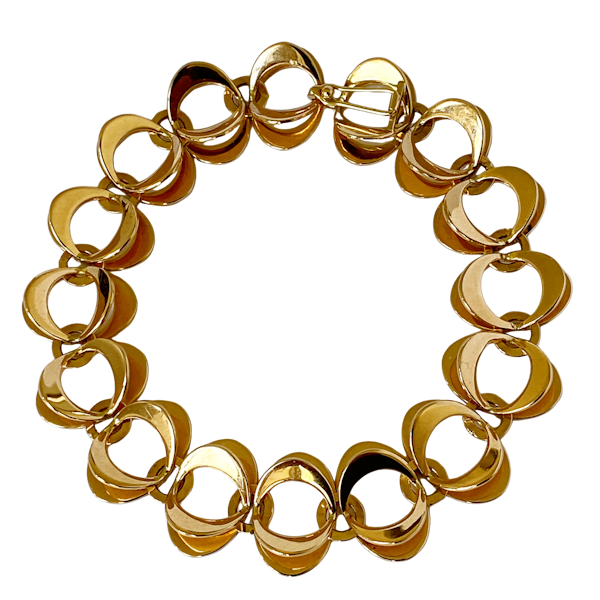 Theresia Hvorslev 18k Gold flower Bracelet - image 1
