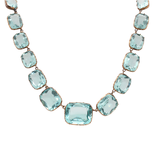 Victorian Aquamarine Paste Rivière - Charlotte Sayers - image 1