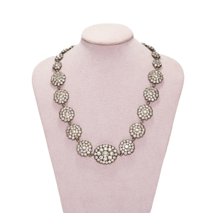 Victorian Paste Cluster Necklace - Charlotte Sayers