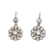 Victorian Collet Set Old Mine Cut Diamond Drop Earrings - Charlotte Sayers - image 1