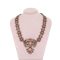 Iberian 18th Century Topaz Garnet and Rock Crystal Necklace - Charlotte Sayers - image 1