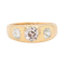 Victorian Brown Diamond Gypsy Set Ring - Charlotte Sayers - image 1