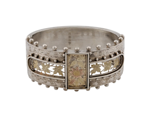 Victorian Silver Cuff - Spectrum Antiques