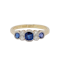 Sapphire and diamond antique ring sku 8823 DBGEMS - image 1