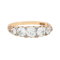 Victorian Old Mine Cut Five Stone Diamond Ring - Charlotte Sayers - image 3