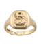 18ct Gold Unicorn Signet Ring- Spectrum Antiques - image 1