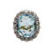 Vintage Aquamarine, Diamond and 18ct Gold Cluster Ring, 14.00 Carats - image 1