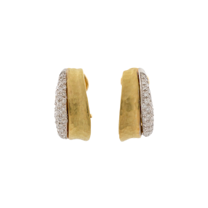 18ct Gold Grima Diamond Earrings -Spectrum Antiques