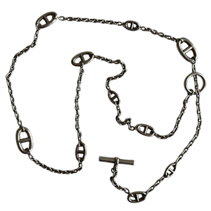 Hermes Farandole silver necklace