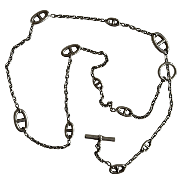 Hermes Farandole silver necklace - image 1
