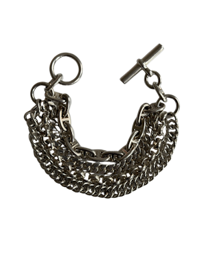 Hermes multi chain bracelet