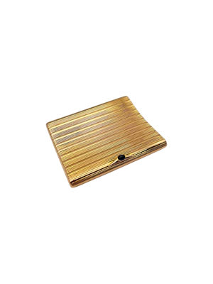 Russian gold cigarette case, St Petersburg c.1910 by Yakov Rosen