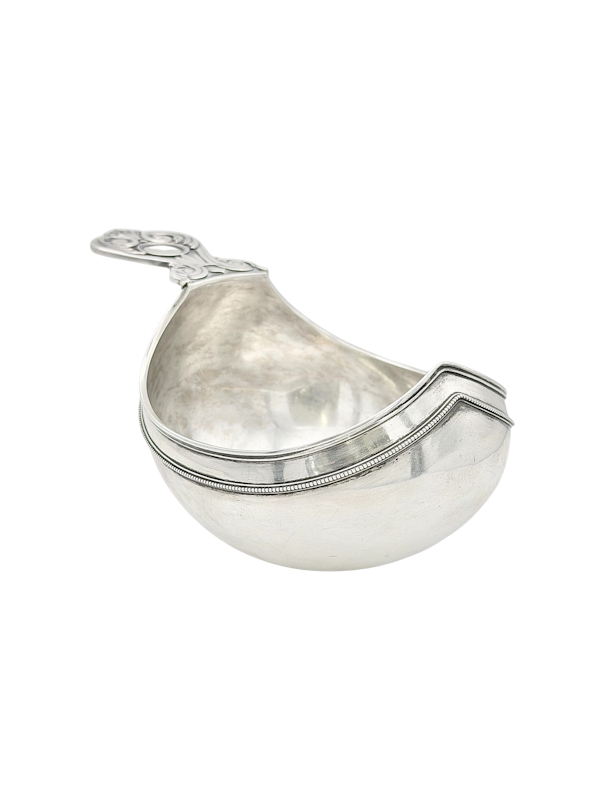 Russian silver coin kovsh, St Petersburg. c1910 by Nikolai Kemper. - image 1