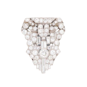 Art Deco Diamond Clip - Charlotte Sayers