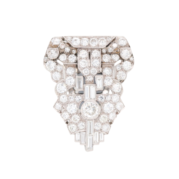 Art Deco Diamond Clip - Charlotte Sayers - image 1
