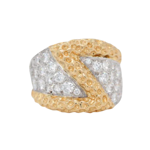 Kutchinsky Gold and Brilliant Cut Diamond Ring - Charlotte Sayers