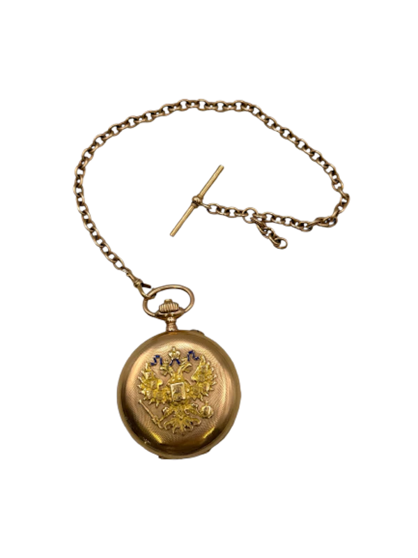 Russian gold pocket watch, c.1900 by Pavel Bure. - image 1