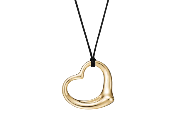 Tiffany Elsa Peretti 18k gold open heart large - image 1