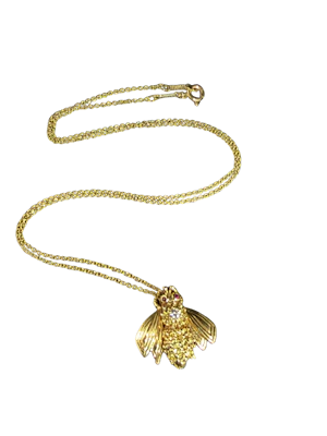 Tiffany & Co 18k Bee gem brooch |Grasilver