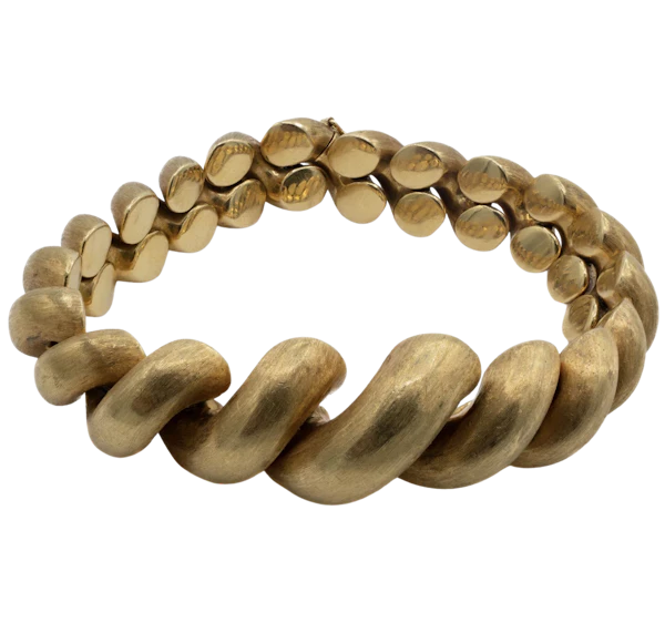 18ct Croissant Bracelet - image 1