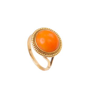 Victorian Coral 15ct Gold Ring