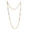 Victorian Gold Bar Link Guard Chain - image 4