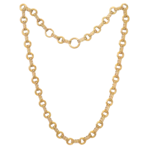 Victorian 15ct Gold Fancy Link Chain
