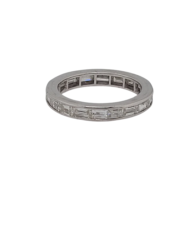 Landscape baguette diamond eternity ring sku 8884 DBGEMS - image 1
