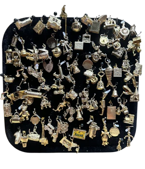 Opening and Articulated Gold Charms - Spectrum Antiques