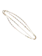 Bright oblong linked long 9ct gold trace linked chain sku 8891 DBGEMS - image 1