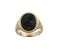 18ct Oval Engraved Bloodstone Signet - Spectrum Antiques - image 1