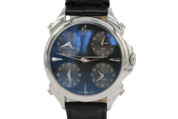 Jacob & Co. Palatial Five Time Zone PZ500.10.NS.LA.A - image 1