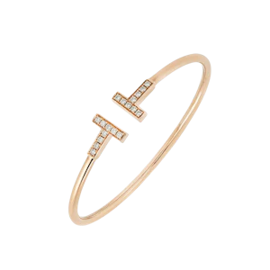Tiffany & Co. gold Tiffany T Diamond Wire bangle