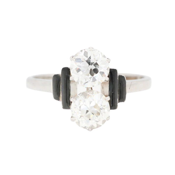 Art Deco Old Cut Diamond Ring - Charlotte Sayers - image 1
