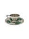 Art Nouveau Norwegian silver and guilloche enamel cup and saucer by Marius Hammer, c.1900. - image 1