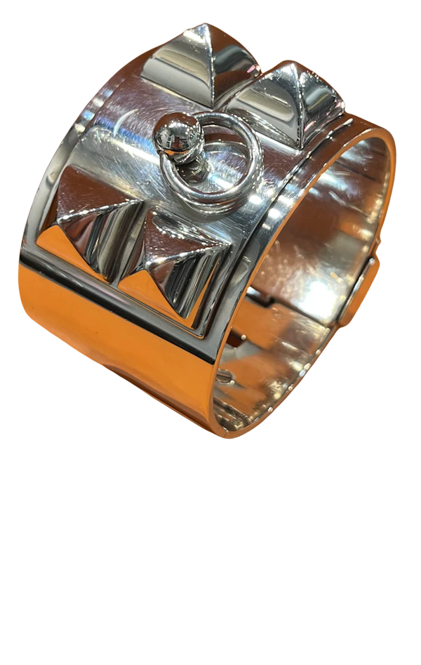 Hermes Paris cuff Collier de Chien Sterling silver Mark Constable Unit 301 - image 1