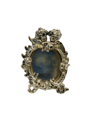 Faberge silver photograph frame, Moscow, 1890s.