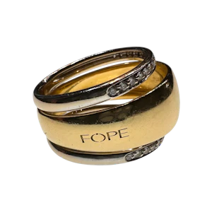 FOPE “Hula Hoop” Diamond Ring