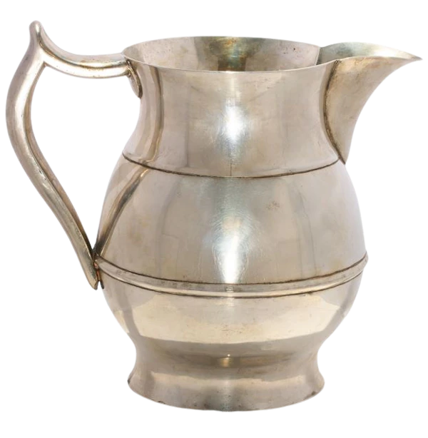 19th century Chinese Export silver jug with pseudo English hallmarks - image 1