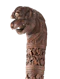 19th-century South Indian Mysore carved sandalwood walking stick - image 1