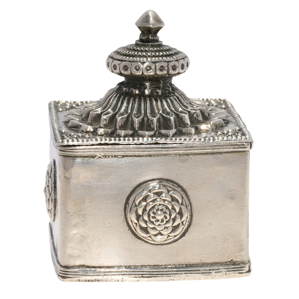 Antique Indian Silver Box 19th century - image 1