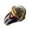 Theo Fennell “Cuban Spinner” Opening Ring In 18k Yellow Gold, Diamonds, Rock Crystal & Guilloché Enamel – London, 1994 - image 1