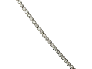 Bezel set diamond tennis bracelet sku 8979 DBGEMS