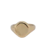 Plain 9ct yellow gold signet ring sku 8968 DBGEMS - image 1