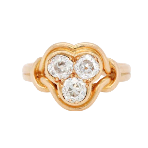 Victorian Trefoil Ring - Charlotte Sayers