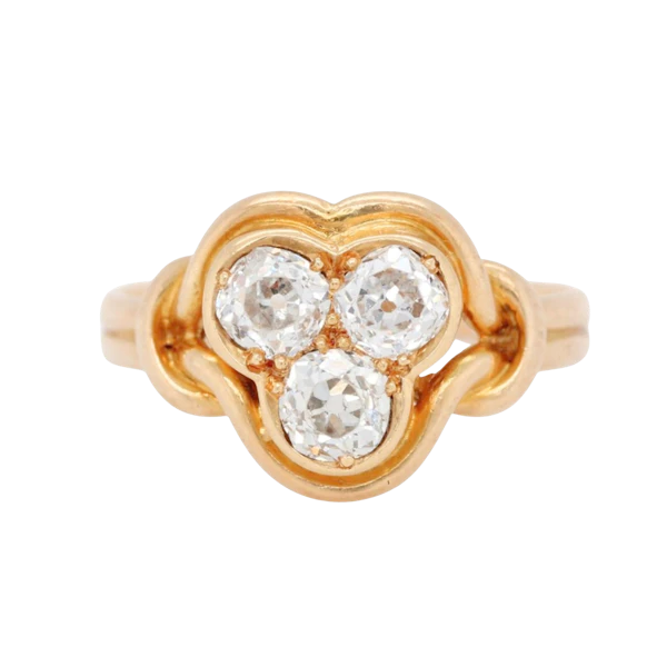 Victorian Trefoil Ring - Charlotte Sayers - image 1