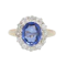 Sapphire Diamond Cluster Ring - Charlotte Sayers - image 1