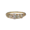 Antique old mine cut diamond five stone ring sku 8977 DBGEMS - image 1